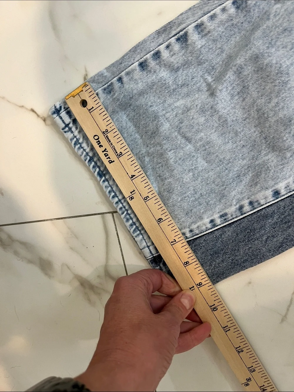 Gap Two-Tone Patchwork Flared Jeans - Blue